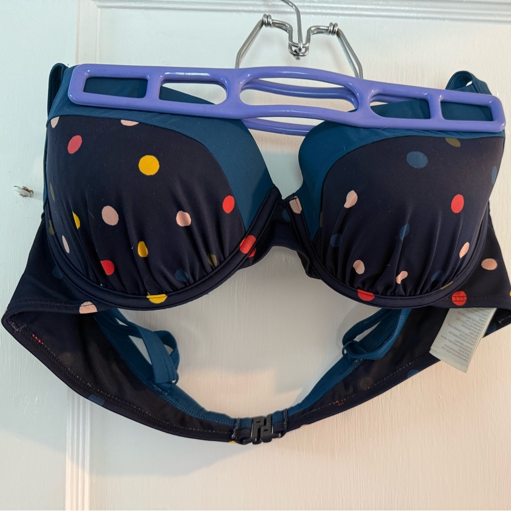 Boden Navy Bikini Top